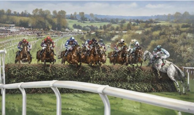 Illustrative racing scene for Red Rum Handicap Chase — over fences