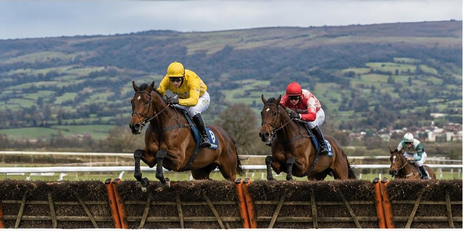 Illustrative racing scene for Albert Bartlett Novices' Hurdle — over hurdles