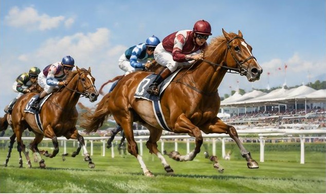 Illustrative racing scene for Vintage Stakes — on the flat