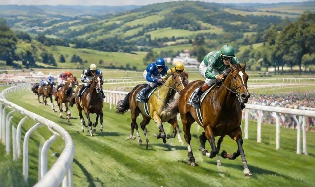 Illustrative racing scene for Gordon Stakes — on the flat