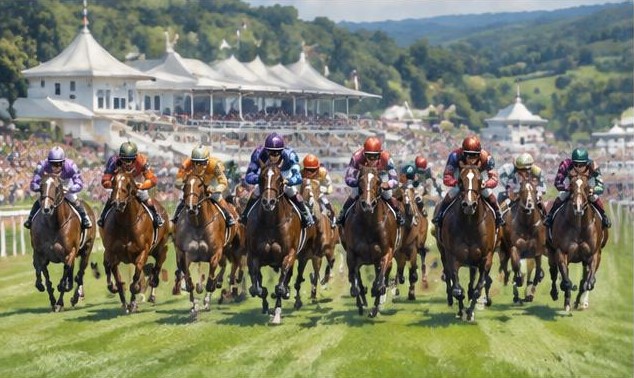 Illustrative racing scene for King George Qatar Stakes — on the flat