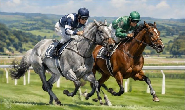 Illustrative racing scene for Glorious Stakes — on the flat
