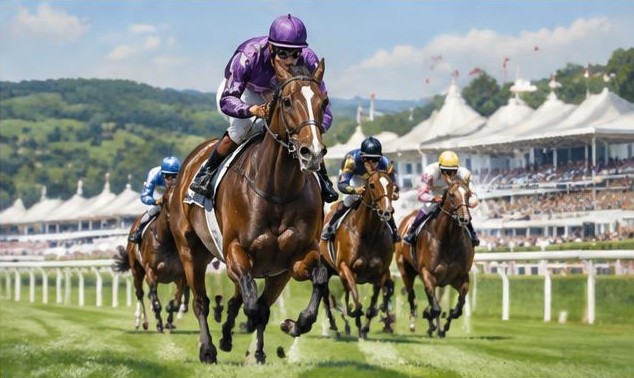 Illustrative racing scene for Oak Tree Stakes — on the flat