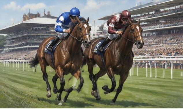 Illustrative racing scene for Juddmonte International — on the flat