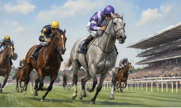 Illustrative racing scene for Acomb Stakes — on the flat