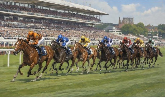 Illustrative racing scene for Nunthorpe Stakes — on the flat