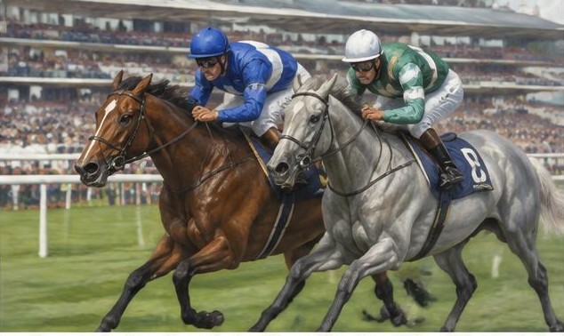 Illustrative racing scene for Gimcrack Stakes — on the flat