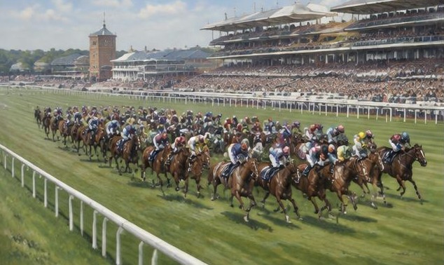 Illustrative racing scene for Ebor Handicap — on the flat